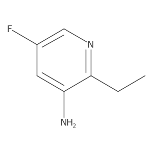 2-Ethyl-5-fluoropyridin-3-amine Structure