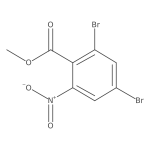 Methyl 2,4-dibromo-6-nitrobenzoate结构式