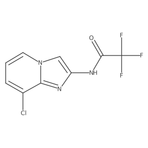 N-(8-Chloroimidazo[1,2-a]pyridin-2-yl)-2,2,2-trifluoroacetamide Structure