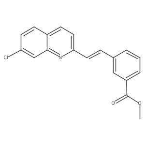 3-[(1E)-2-(7-chloro-2-quinolinyl)ethenyl]benzoic acid methyl ester Structure