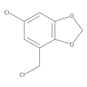 6-Chloro-4-(chloromethyl)-1,3-benzodioxole Structure