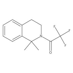 1-(1,1-Dimethyl-3,4-dihydroisoquinolin-2(1H)-yl)-2,2,2-trifluoroethanone结构式