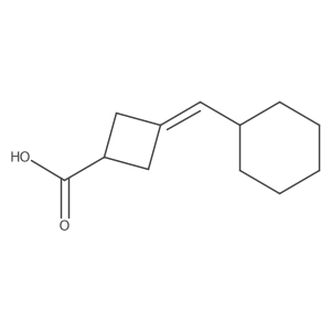 3-(Cyclohexylmethylidene)cyclobutane-1-carboxylic acid Structure
