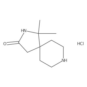1,1-Dimethyl-2,8-diazaspiro[4.5]decan-3-one hydrochloride Structure