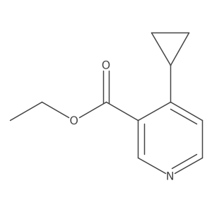 Ethyl4-cyclopropylnicotinate Structure