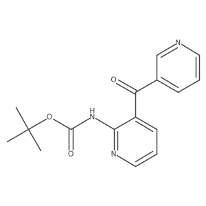 tert-butyl N-[3-(pyridine-3-carbonyl)pyridin-2-yl]carbamate Structure