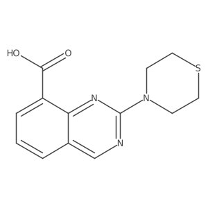 2-(Thiomorpholin-4-yl)quinazoline-8-carboxylic acid Structure