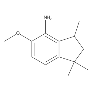 5-methoxy-1,1,3-trimethyl-2,3-dihydro-1H-inden-4-amine Structure