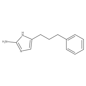 4-(3-phenylpropyl)-1H-imidazol-2-amine结构式