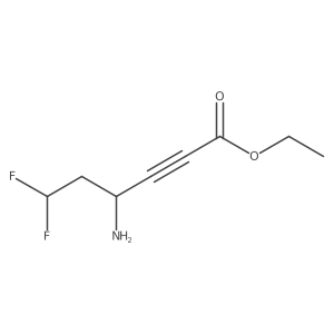 Ethyl 4-amino-6,6-difluorohex-2-ynoate Structure