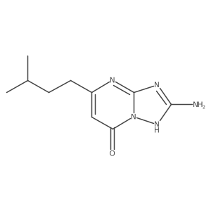 2-Amino-5-isopentyl[1,2,4]triazolo[1,5-A]pyrimidin-7(4H)-one Structure