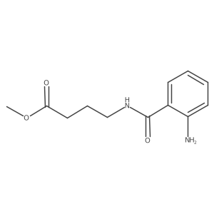 Methyl 4-[(2-aminobenzoyl)amino]butanoate Structure