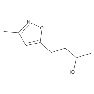 4-(3-Methyl-1,2-oxazol-5-yl)butan-2-ol结构式