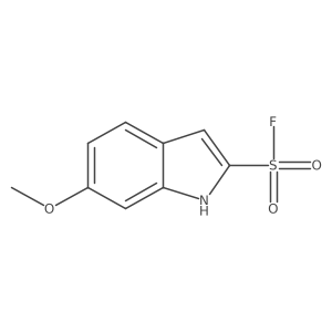6-methoxy-1H-indole-2-sulfonyl fluoride结构式