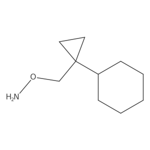 O-[(1-cyclohexylcyclopropyl)methyl]hydroxylamine结构式
