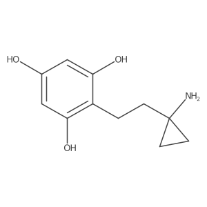 2-[2-(1-Aminocyclopropyl)ethyl]benzene-1,3,5-triol Structure