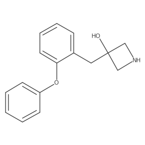 3-[(2-Phenoxyphenyl)methyl]azetidin-3-ol Structure