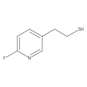 2-(6-Fluoropyridin-3-yl)ethane-1-thiol结构式