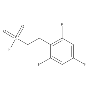 2-(2,4,6-Trifluorophenyl)ethane-1-sulfonyl fluoride结构式