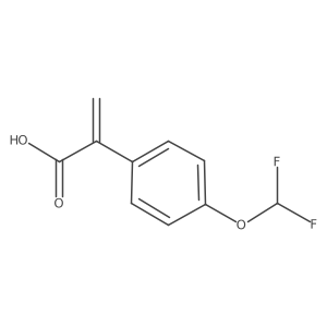 2-[4-(Difluoromethoxy)phenyl]prop-2-enoic acid结构式