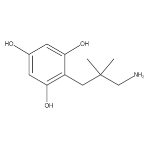 2-(3-Amino-2,2-dimethylpropyl)benzene-1,3,5-triol Structure