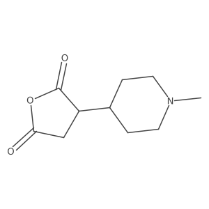 3-(1-Methylpiperidin-4-yl)oxolane-2,5-dione Structure