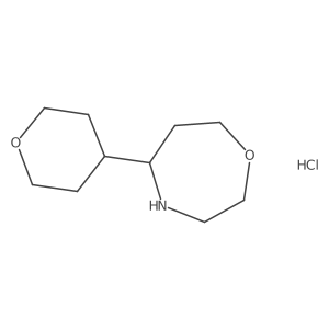 5-(Oxan-4-yl)-1,4-oxazepane;hydrochloride Structure