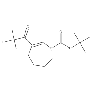 Tert-butyl 6-(2,2,2-trifluoroacetyl)-2,3,4,5-tetrahydroazepine-1-carboxylate Structure
