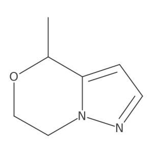 4-methyl-4H,6H,7H-pyrazolo[3,2-c][1,4]oxazine结构式