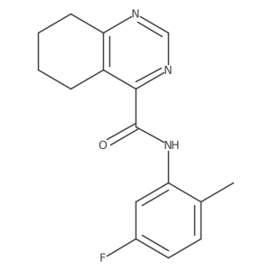 N-(5-Fluoro-2-methylphenyl)-5,6,7,8-tetrahydroquinazoline-4-carboxamide Structure