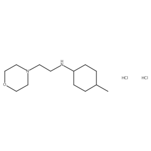 4-Methyl-N-(2-morpholin-4-ylethyl)cyclohexan-1-amine;dihydrochloride Structure