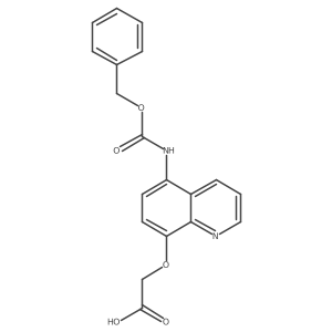 2-[(5-{[(Benzyloxy)carbonyl]amino}quinolin-8-yl)oxy]acetic acid Structure