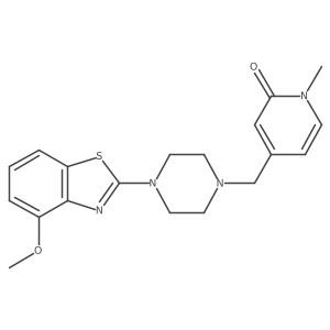 4-{[4-(4-Methoxy-1,3-benzothiazol-2-yl)piperazin-1-yl]methyl}-1-methyl-1,2-dihydropyridin-2-one结构式