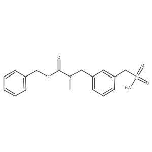 benzyl N-methyl-N-{[3-(sulfamoylmethyl)phenyl]methyl}carbamate Structure