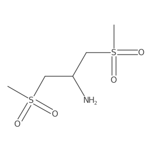 2-Methanesulfonyl-1-(methanesulfonylmethyl)ethan-1-amine Structure