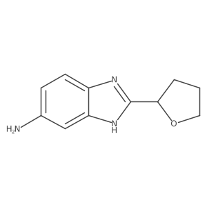 (S)-2-(Tetrahydrofuran-2-yl)-1H-benzo[d]imidazol-6-amine Structure