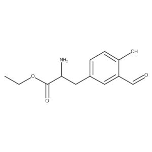 ethyl (2S)-2-amino-3-(3-formyl-4-hydroxyphenyl)propanoate Structure