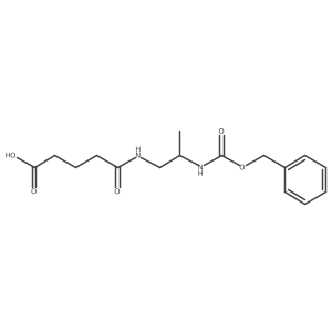 4-[(2-{[(Benzyloxy)carbonyl]amino}propyl)carbamoyl]butanoic acid Structure