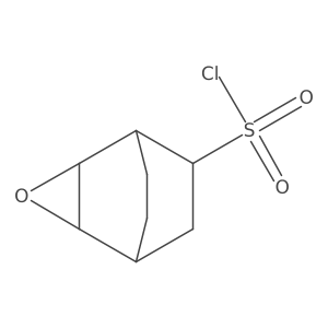 rac-(1R,2R,4S,5R,6R)-3-oxatricyclo[3.2.2.0,2,4]nonane-6-sulfonyl chloride Structure