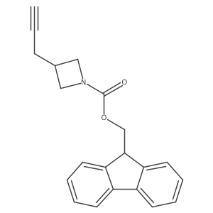 (9H-fluoren-9-yl)methyl 3-(prop-2-yn-1-yl)azetidine-1-carboxylate Structure