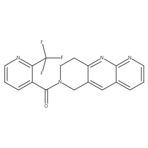 3-{6H,7H,8H,9H-pyrido[2,3-b]1,6-naphthyridine-7-carbonyl}-2-(trifluoromethyl)pyridine Structure
