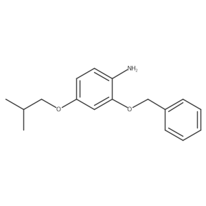 2-(Benzyloxy)-4-isobutoxyaniline Structure