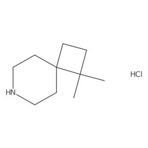 1,1-Dimethyl-7-azaspiro[3.5]nonane hydrochloride Structure