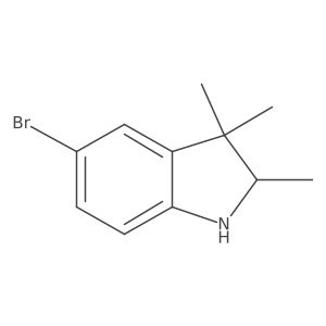 5-Bromo-2,3,3-trimethylindoline结构式