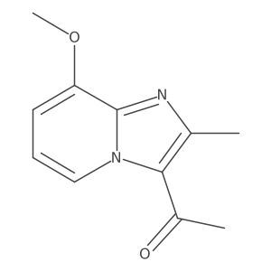 1-(8-Methoxy-2-methylimidazo[1,2-a]pyridin-3-yl)ethanone Structure