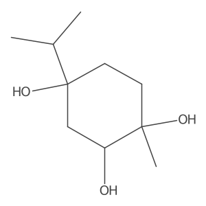 (1S,2S,4R)-1-Methyl-4-(1-methylethyl)-1,2,4-cyclohexanetriol结构式