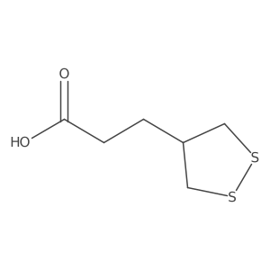 3-(1,2-Dithiolan-4-yl)propanoicacid Structure