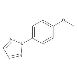 2-(4-Methoxyphenyl)-2H-1,2,3-triazole Structure