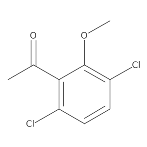 1-(3,6-Dichloro-2-methoxyphenyl)ethanone结构式