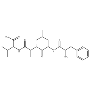 (2S)-2-{[(2S)-2-{[(2S)-2-{[(2S)-2-Amino-3-phenylpropanoyl]amino}-4-methylpentanoyl]amino}propanoyl]amino}-3-methylbutanoic acid结构式